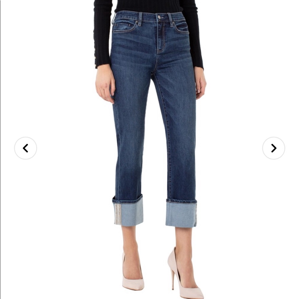 Liverpool Sadie High Waist Straight Leg Crop Jean - Picture 8 of 8
